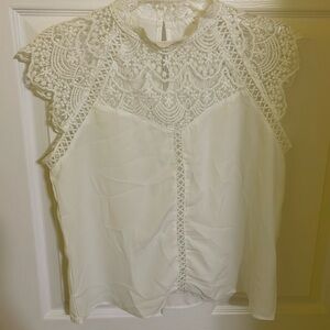 SHEIN LACE SHEER BLOUSE
